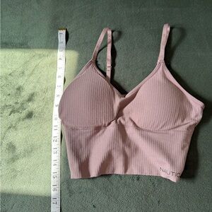 Nautica Women's Mauve Ribbed Bralette